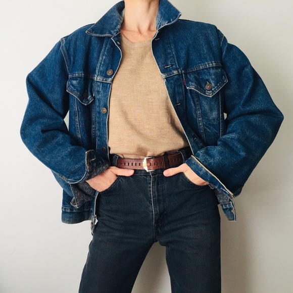 Vintage 1970s Levi’s Blanket Lined Trucker Jacket - Picture 4 of 12